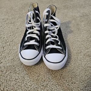 Converse Kids Black and White High-Top Sneakers